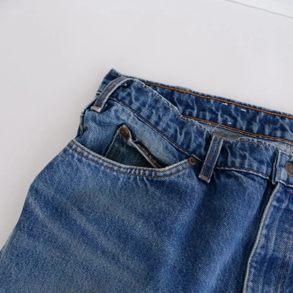 Vintage Great Western Garment Mid-wash Relaxed Fit Western Cowboy Blue Jeans 38 - Picture 12 of 15